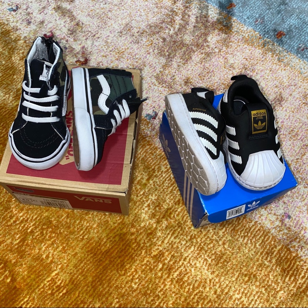 Adidas & Vans toddler sneaker
